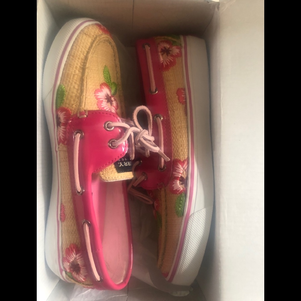 Sperry Top Siders Bahama Natural Size 8 med, NWT